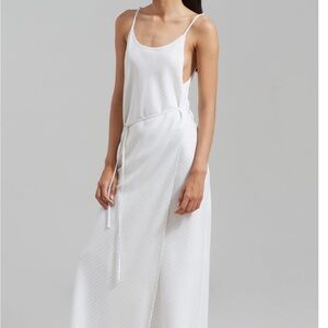 The Frankie Shop Brooke Tie Strap Maxi Dress